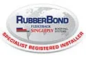 RubberBond specialist installer badge