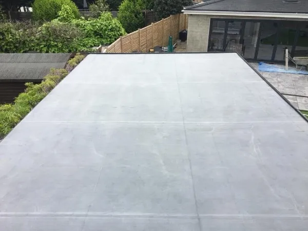EPDM rubber flat roof