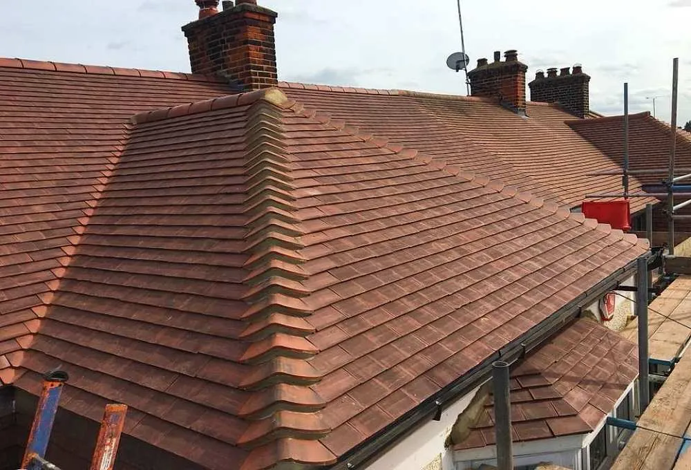 New roof installation