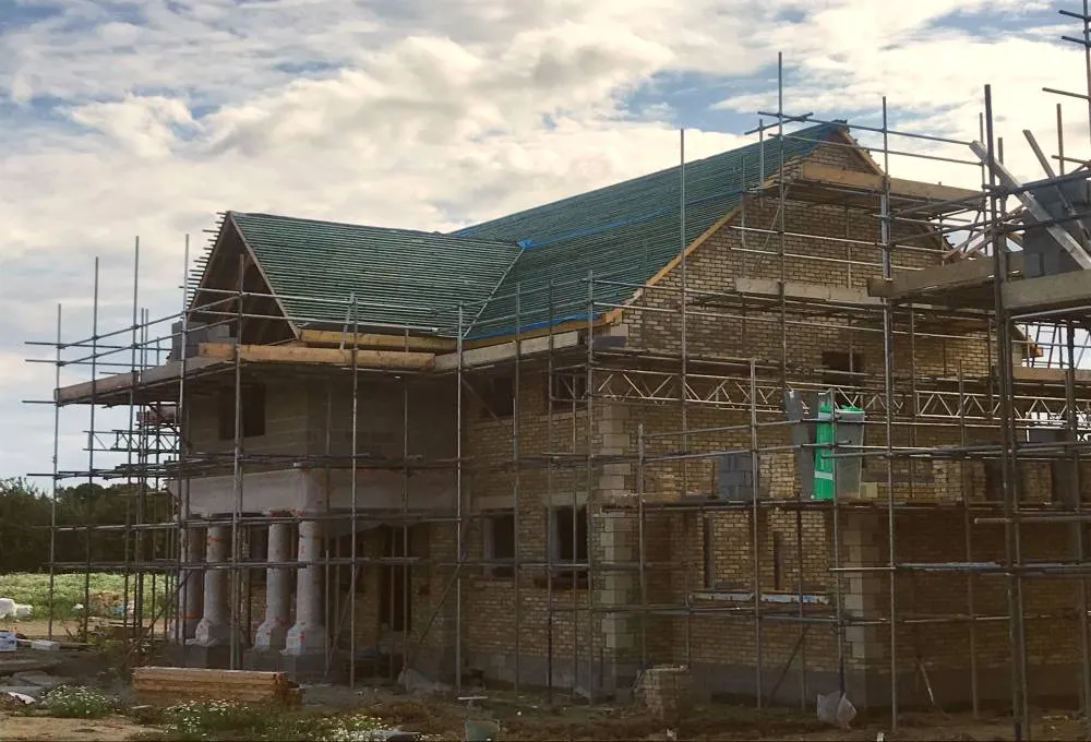 Completed new roof installation