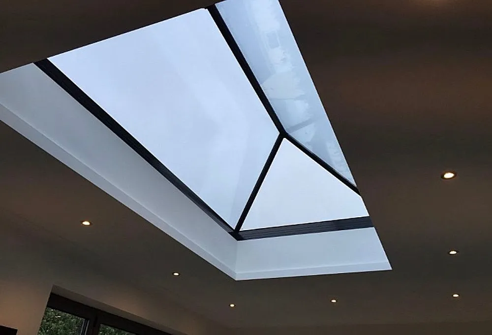 Roof lantern seen from inside