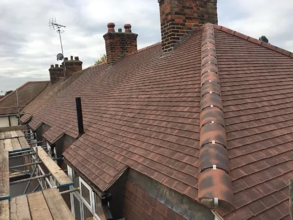 New tiled roof in Romford